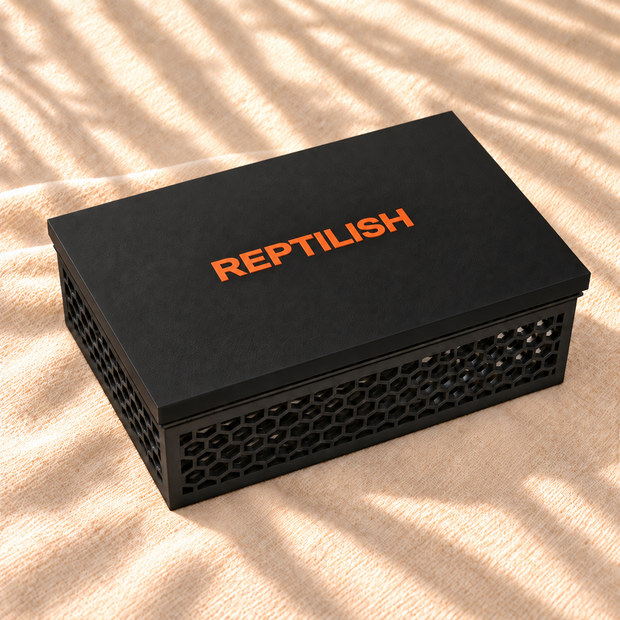 03 Black · orange logo